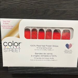 Color Street Bold Red Nail Strips Do your fang